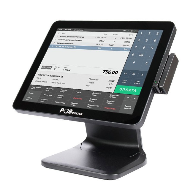 Сенсорный моноблок POSCenter POS101-17 (17", PCAP, N100, RAM 4Gb, SSD M2 128Gb, MSR) без ОС Сенсорный моноблок POSCenter POS101-17 (17", PCAP, N100, RAM 4Gb, SSD M2 128Gb, MSR) без ОС