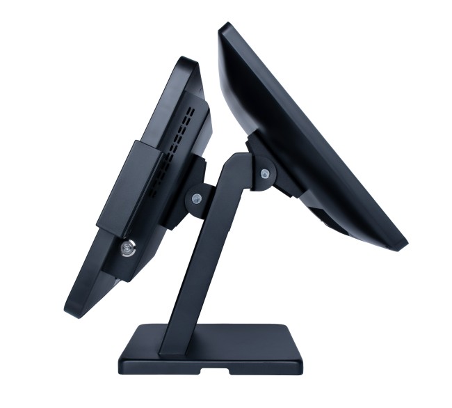 POS-терминал POScenter Atlas (15", PCAP, J4125, RAM 8Gb, SSD M2 128Gb, MSR) без ОС стенд с возможностью установки второго монитора