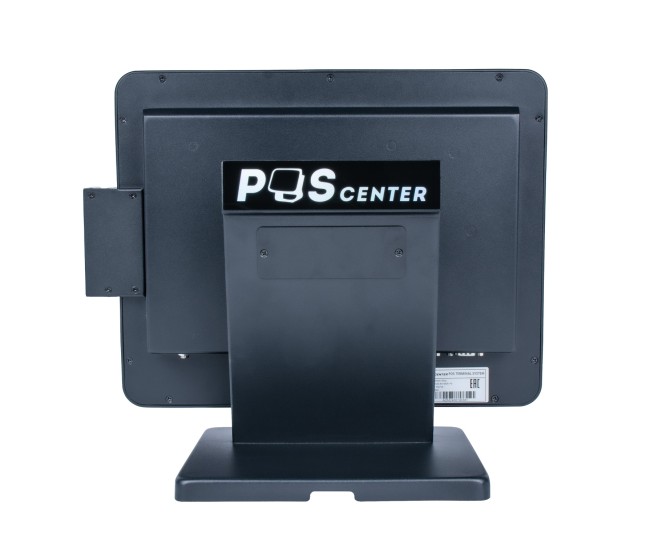 POS-терминал POScenter Atlas (15", PCAP, J4125, RAM 8Gb, SSD M2 128Gb, MSR) без ОС стенд с возможностью установки второго монитора