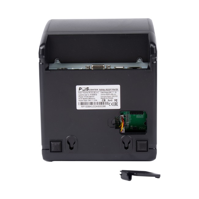 Принтер чеков POScenter RP-100 USE Ver.2 (80мм, 260 мм/сек, автоотрез, RS232+USB+LAN, alarm) черный